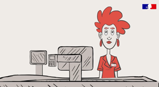 visuel illustrant la vidéo intitulé "Pour la santé au travail | PRST Nouvelle Aquitaine | Episode 1 : Nadine (Prévention des TMS)"