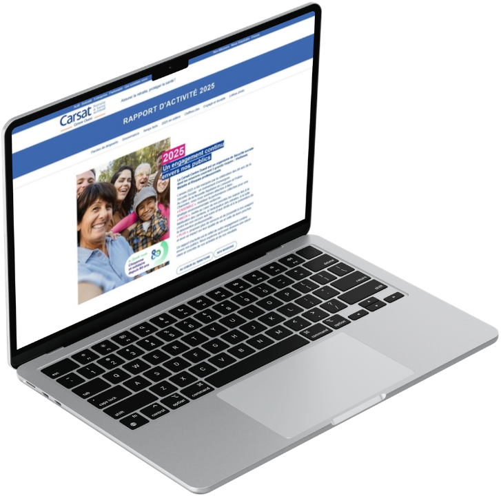 Rapport d'activité en ligne