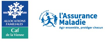 logos Caf de la Vienne et Assurance Maladie